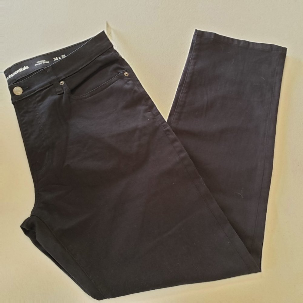 Essentials Men's Straight-Fit Stretch Jean, 36W